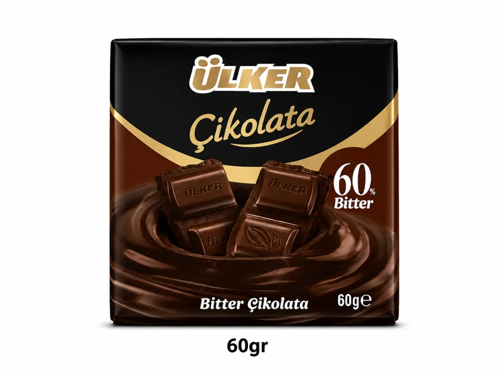 Ülker Çikolata Bitter Kare