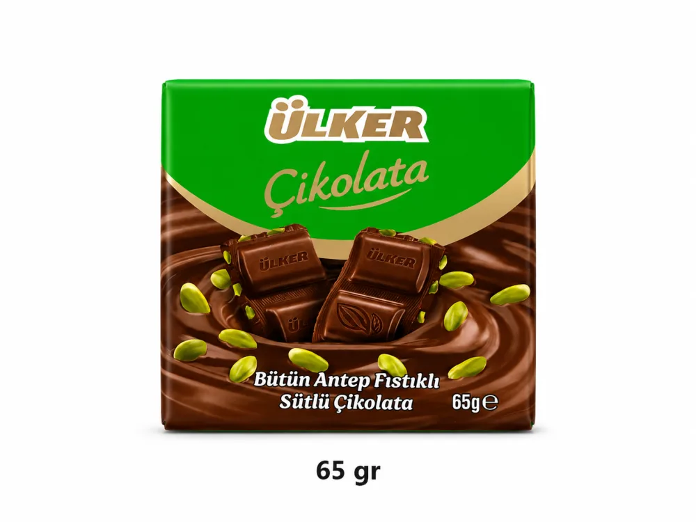 Ülker Çikolata Antep Fıstıklı Kare
