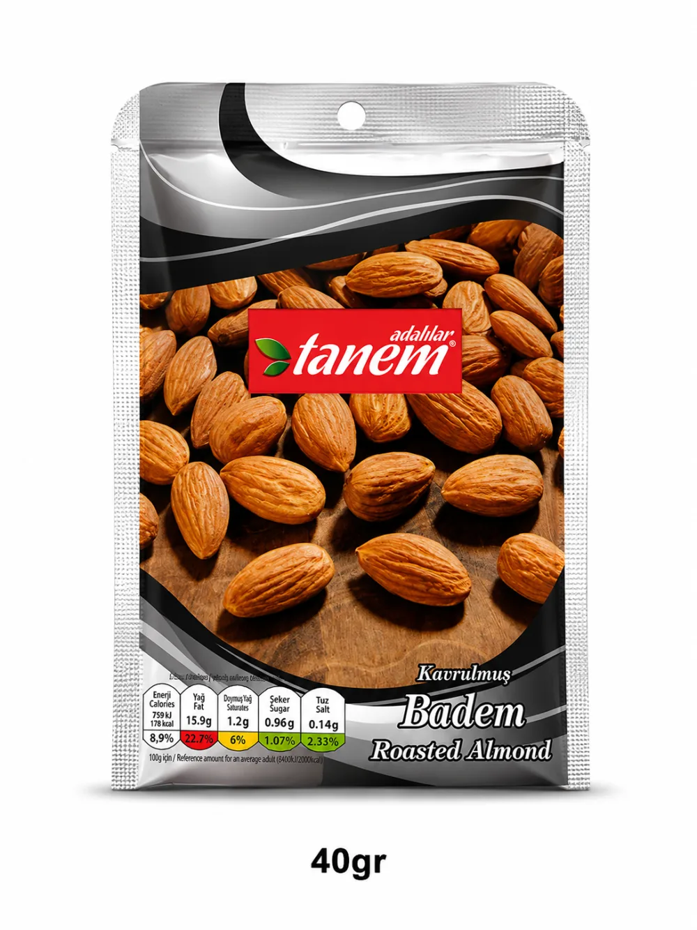 Tanem Kavrulmuş Badem 40gr